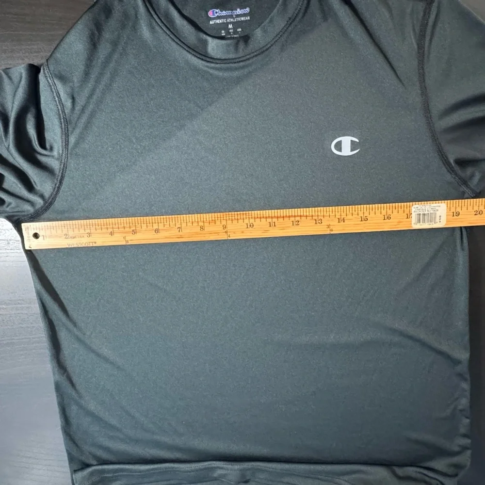 Champion‎ short sleeve Dri-Fit t-shirt Sz M Black - Picture 6 of 6